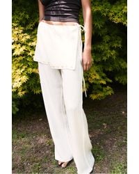 Pull&Bear - Flowy Sarong Trousers - Lyst