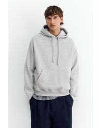 Pull&Bear - Felpa Basic Con Cappuccio - Lyst