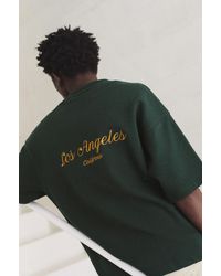 Pull&Bear - T-Shirt Met Borduursel Los Angeles - Lyst