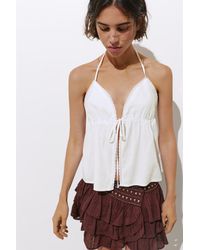 Pull&Bear - Top Halter - Lyst