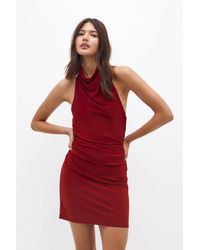 Pull&Bear - Short Halter Dress - Lyst