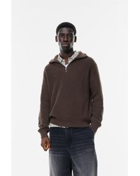 Pull&Bear - Pull Col Zippé - Lyst