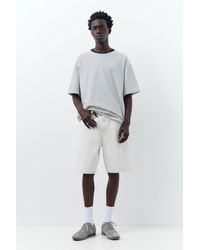 Pull&Bear - Baggy Denim Bermuda Shorts - Lyst
