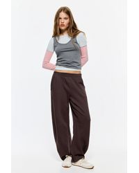 Pull&Bear - Barrel-Leg Joggers - Lyst