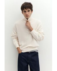 Pull&Bear - Quarter-Zip Jumper - Lyst