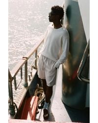 Pull&Bear - Bermuda Jogger En Lin - Lyst
