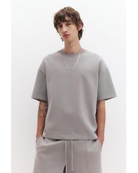 Pull&Bear - Interlock Short Sleeve Sweatshirt - Lyst