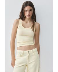 Pull&Bear - Basic Tank Top - Lyst