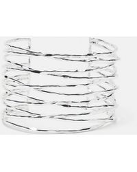 Pull&Bear - Bracelet Manchette Multirang - Lyst