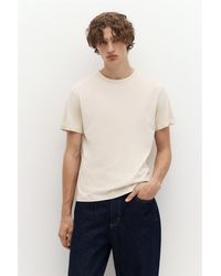 Pull&Bear - Basic Slim Fit T-Shirt - Lyst