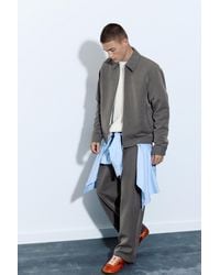 Pull&Bear - Basic Jas Met Rits - Lyst