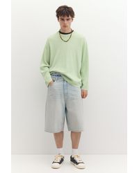 Pull&Bear - Stwd Skater Denim Bermuda Shorts - Lyst