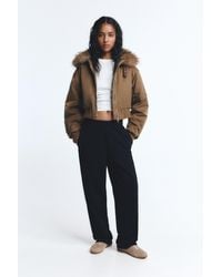 Pull&Bear - Barrel Fit Tracksuit Trousers - Lyst