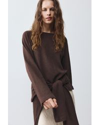 Pull&Bear - Long Sleeve Raglan T-Shirt - Lyst