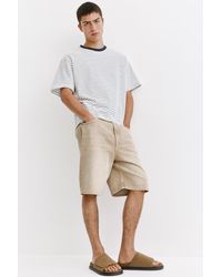 Pull&Bear - Sandales Plates En Cuir - Lyst