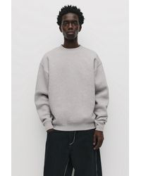 Pull&Bear - Felpa Basic Collo Rotondo - Lyst