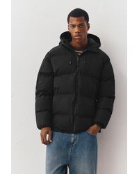 Pull&Bear - Doudoune Thermosoudée À Capuche - Lyst