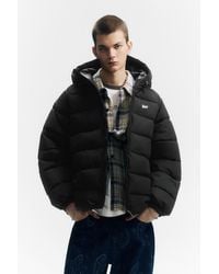 Pull&Bear - Stwd Hooded Puffer Jacket - Lyst