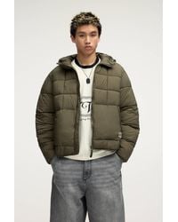 Pull&Bear - Puffer Jacket With Hood - Lyst