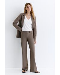 Pull&Bear - Full Length Smart Trousers - Lyst