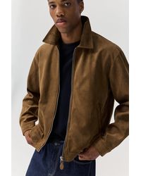 Pull&Bear - Faux Suede Jacket - Lyst