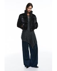 Pull&Bear - Puffer Jacket With A Shimmery Finish - Lyst
