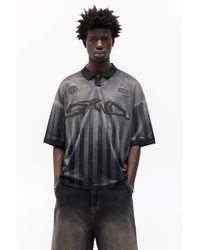 Pull&Bear - Stwd-T-Shirt Mit Polo-Kragen Und Streifen - Lyst