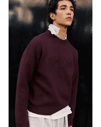 Pull&Bear - Bestickter Pullover - Lyst
