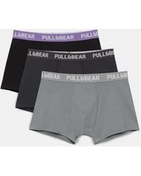 Pull&Bear - Lot De 3 Boxers - Lyst