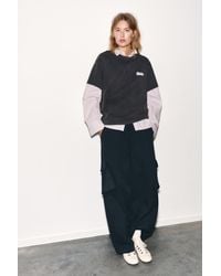 Pull&Bear - Stwd T-Shirt Mit Nummerngrafik - Lyst