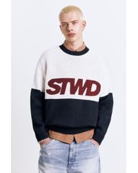 Pull&Bear - Pullover Mit Stwd-Paneelen - Lyst