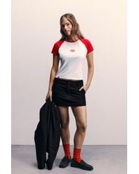 Pull&Bear - Dickies Contrast Sleeve T-Shirt - Lyst