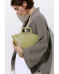 Pull&Bear - Mini Borsa A Cesta Intrecciata - Lyst