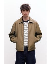 Pull&Bear - Washed Faux Leather Jacket - Lyst