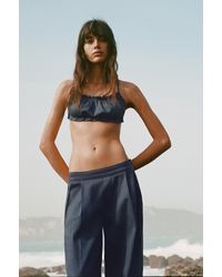 Pull&Bear - Gathered Strappy Top - Lyst