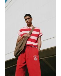 Pull&Bear - Striped Short Sleeve T-Shirt - Lyst