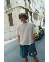 Pull&Bear - Ranked Swing Relaxed Fit Graphic T-Shirt - Lyst