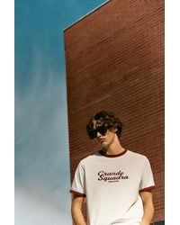Pull&Bear - Grande Squadra Short Sleeve T-Shirt - Lyst