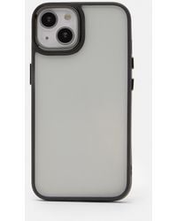 Pull&Bear - Cover Iphone Trasparente A Contrasto - Lyst