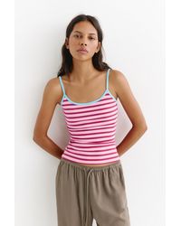 Pull&Bear - Thin Strap Top - Lyst