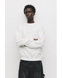 Pull&Bear - Basic Sweater Met Ronde Hals - Lyst