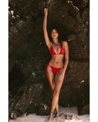 Pull&Bear - Haut De Bikini Triangle À Volants - Lyst