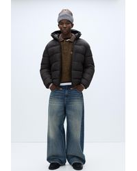 Pull&Bear - Lightweight Puffer Jacket With Hood - Lyst