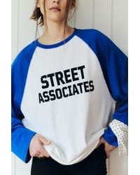Pull&Bear - Long-Sleeve Raglan T-Shirt With Graphic - Lyst