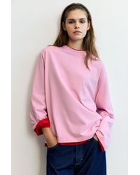 Pull&Bear - Oversize Long Sleeve T-Shirt - Lyst