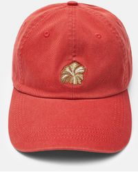 Pull&Bear - Cappello Ricamo Fiore Ibisco - Lyst
