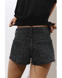 Pull&Bear - Mini Ripped Denim Shorts - Lyst