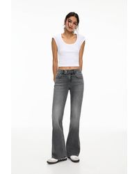 Pull&Bear - Bootcut-Jeans Mit Niedrigem Bund - Lyst