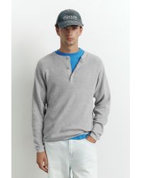 Pull&Bear - Pull Col Henley - Lyst
