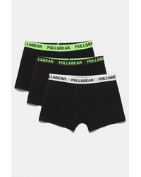 Pull&Bear - Lot 3 Boxers Taille Fluo - Lyst